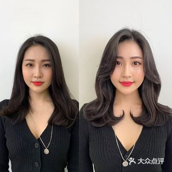 将长发烫出纹理般的卷曲，优美且自然，纹理烫发不挑脸型