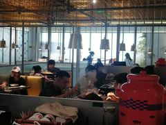 自助取餐区-探鱼·鲜青椒爽麻烤鱼(广州花都来又来店)