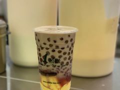 焦糖红茶拿铁-1点点(大连路店)
