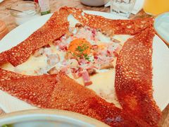 鸡蛋蘑菇熏肉荞麦可丽饼-RAC BAR(安福路店)