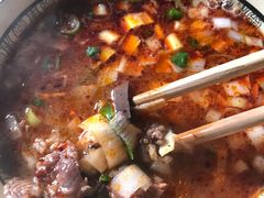 油旋的馍-龙门李家三旦羊肉汤馆