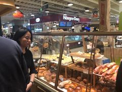 面包甜点陈列柜-山崎面包(静安久光店)