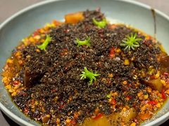 陈年芽菜干烧黄玉参-许家菜(望江店)