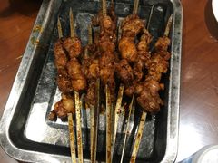 特色碳烤羊肉串-老兰家传统烧烤炒菜泡馍(小南门店)