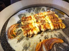 五花肉包浆豆腐-秦炉烤肉(财富中心店)