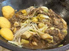 -粘豆包柴火铁锅炖