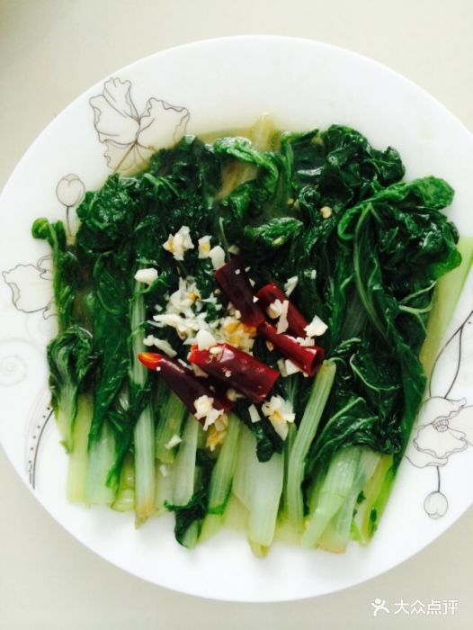 海门鱼仔店(珠江道广场店)豆酱炒小白菜图片 - 第1张