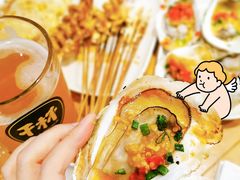 烤湛江生蚝-木屋烧烤(岗顶二店)