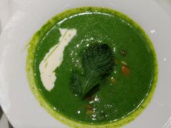 菠菜青豆薄荷汤-greenjoy绿享轻食(宁海路店)