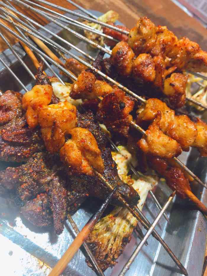 梁记烧烤火锅-"周三晚上没有吃晚饭老公想吃烧烤,之前我们.