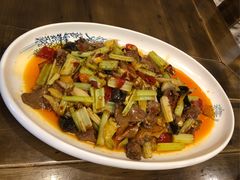泡椒仔姜鲜牛肝-伊兰麒兰馨园·川菜·清真馆(339电视塔店)