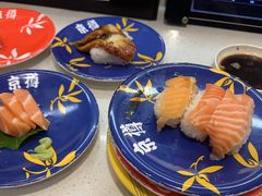 三文鱼寿司-京樽回転寿司(奥林匹克店)