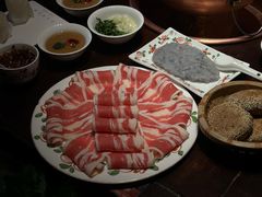 -清真·老门框爆肚涮肉·中华老字号(花乡店)