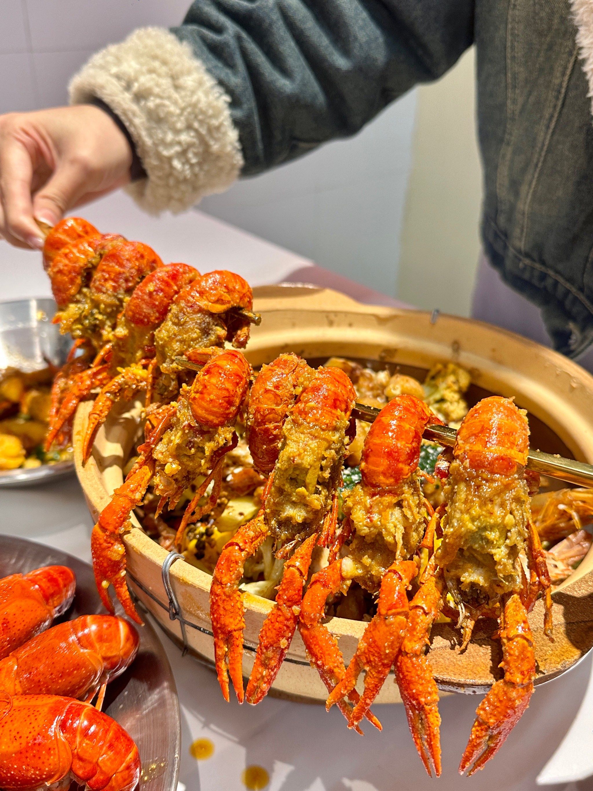 我可以为了这个咸蛋黄龙虾来100次!