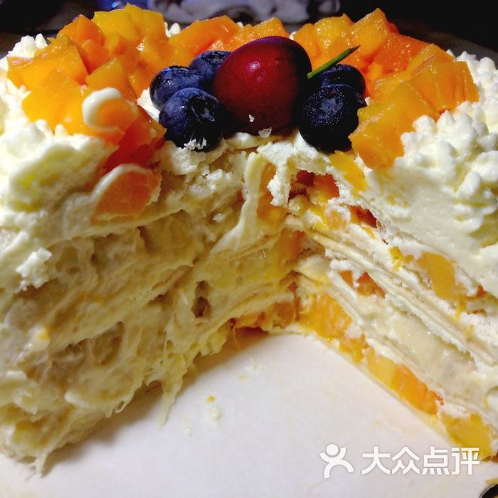 兔兔家私房千层雪蛋糕