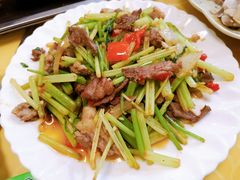 芹菜羊肉-新疆风味冷水鱼庄(友谊峰路店)
