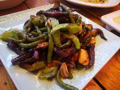 山茄子炖豆角-闯关东东北农家菜(崂山石老人店)