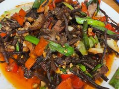 干锅茶树菇腊肉-湖南湘菜馆(东湘缘二店)