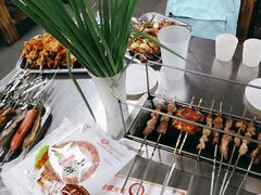 -万家乐带皮五花肉烧烤(临淄大院店)