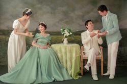 -时光纪亲子全家福照相馆(静安店母女写真父母纪念照)