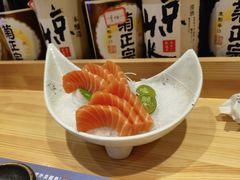 挪威三文鱼刺生-青空日料烧肉烧鸟店(后湖兴业路店)