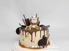 -卡比儿童蛋糕·心意定制·低脂零卡糖动物奶油FancyBALLOON(滨海店)