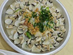 蒜蓉粉丝蒸沙白-强记湛江鸡饭店·二十七年老字号(拱北店)
