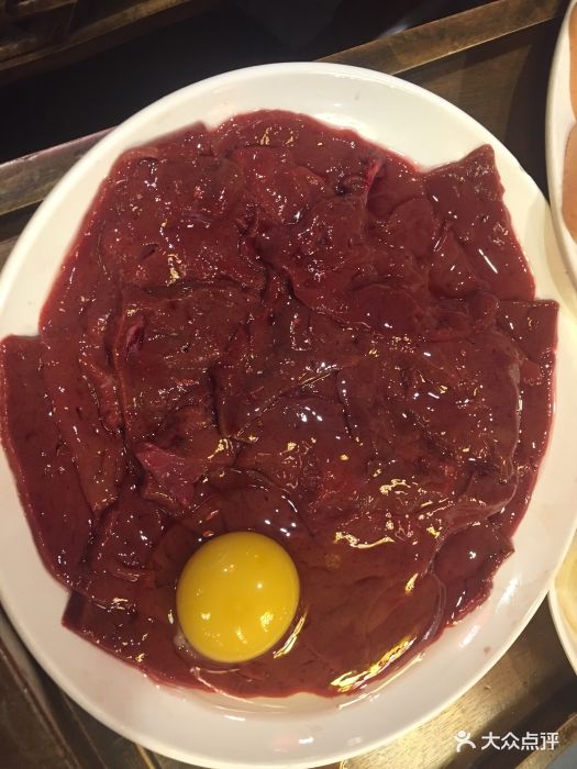 蜀姐辻堂火锅(春熙店)新鲜牛肝图片 - 第1张