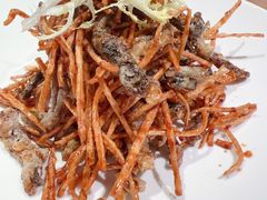 香酥馓子脆鳝-周家二小姐的菜(西津渡店)