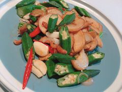 秋葵炒杏鲍菇-百富源·海鲜辽菜(浑河堡店)