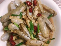 姜葱爆炒蛏子-阿杰臻选海鲜饭店(普陀山店)
