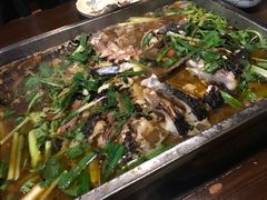 豆豉草鱼-壹生壹世·农家烤鱼