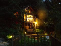 树屋夜景-云峰山自然风景区
