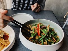 豆角丝炒肉拌转百刀-日上三甘(三里屯店)