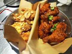 炸鸡翅一半一半-富乐满韩国正宗炸鸡韩国料理(虹泉路店)