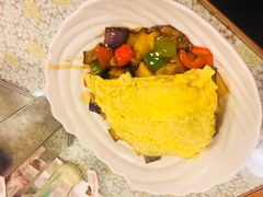茄子肉丁鸡蛋拌面-文三里屯面馆(三里屯店)