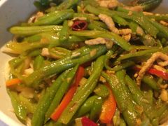 豆角丝炒肉拌转百刀-日上三甘(三里屯店)