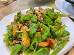 爆炒羊肉-苗氏卷子鸡(张掖金鸿大厦店)