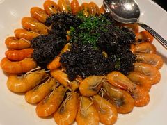 干菜蒸河虾-杭州西子湖四季酒店·金沙厅