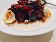 元宝目鱼红烧肉-屋里厢上海菜馆