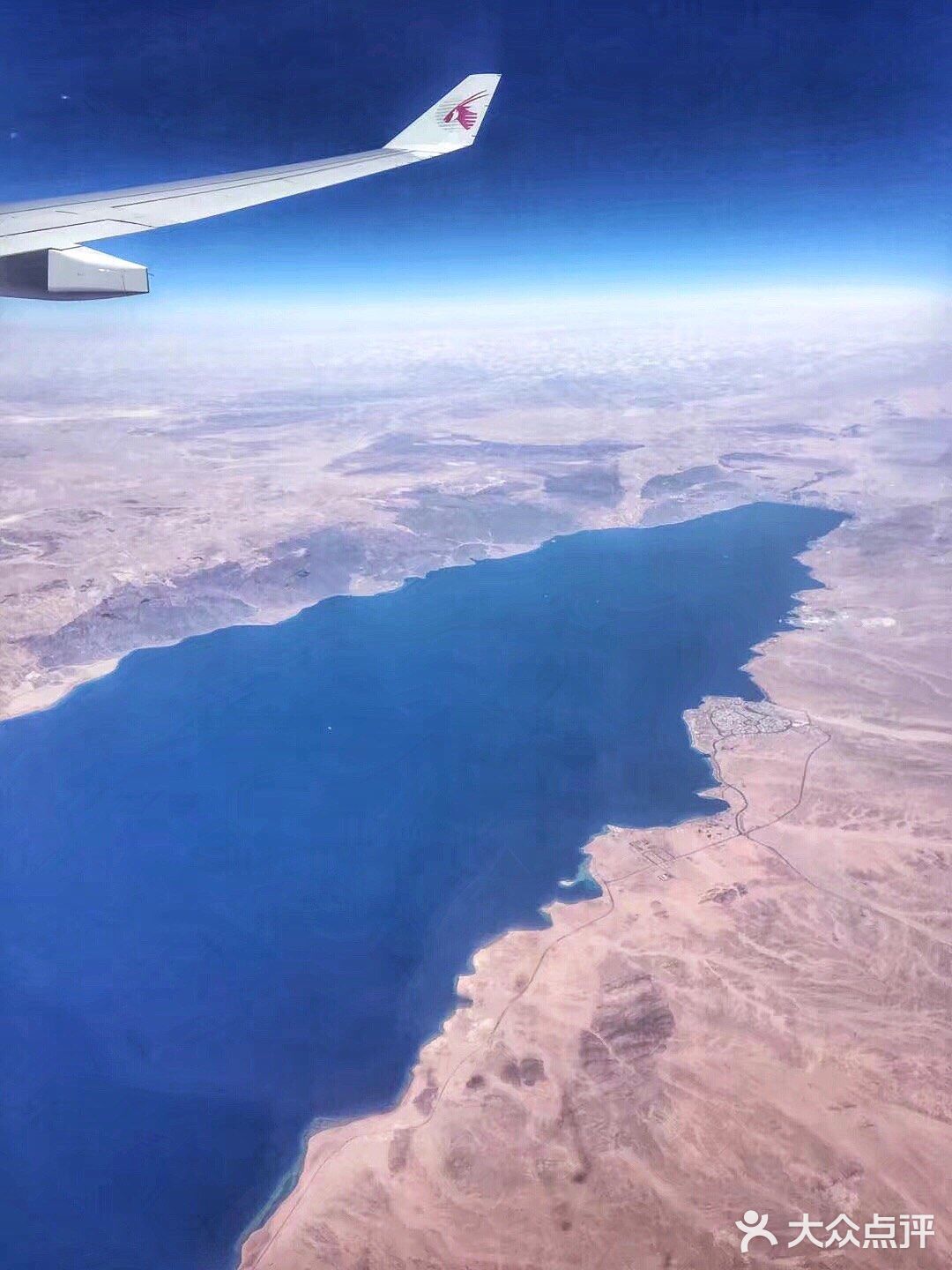 俯瞰美丽的红海