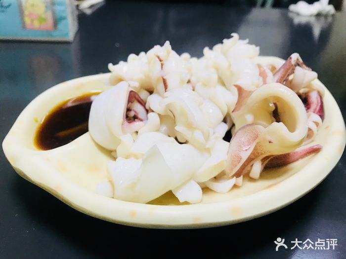 白灼鮮魷