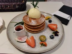 冰淇淋杂果松饼-周沫西餐厅(北京路广百百货店)