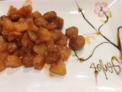 菠萝咕噜肉-长春观斋补堂素菜馆