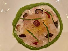 真鲷刺身配葡萄啫喱-Jean Georges