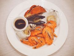 【晚餐】海鲜拼盘-绮梦西湖·云端餐厅(歌德店)