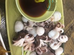 芥末白灼八爪鱼-贞姨美食·老字号海鲜大排档
