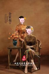 -时光纪亲子全家福照相馆(静安店母女写真父母纪念照)