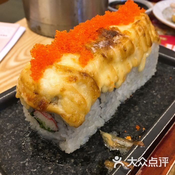 鱼民寿司料理芝士榴莲鳗鱼焗卷图片-北京日本料理-大众点评网