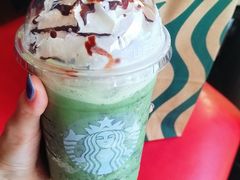 抹茶可可碎片星冰乐-星巴克(东莞常平富盈广场店)